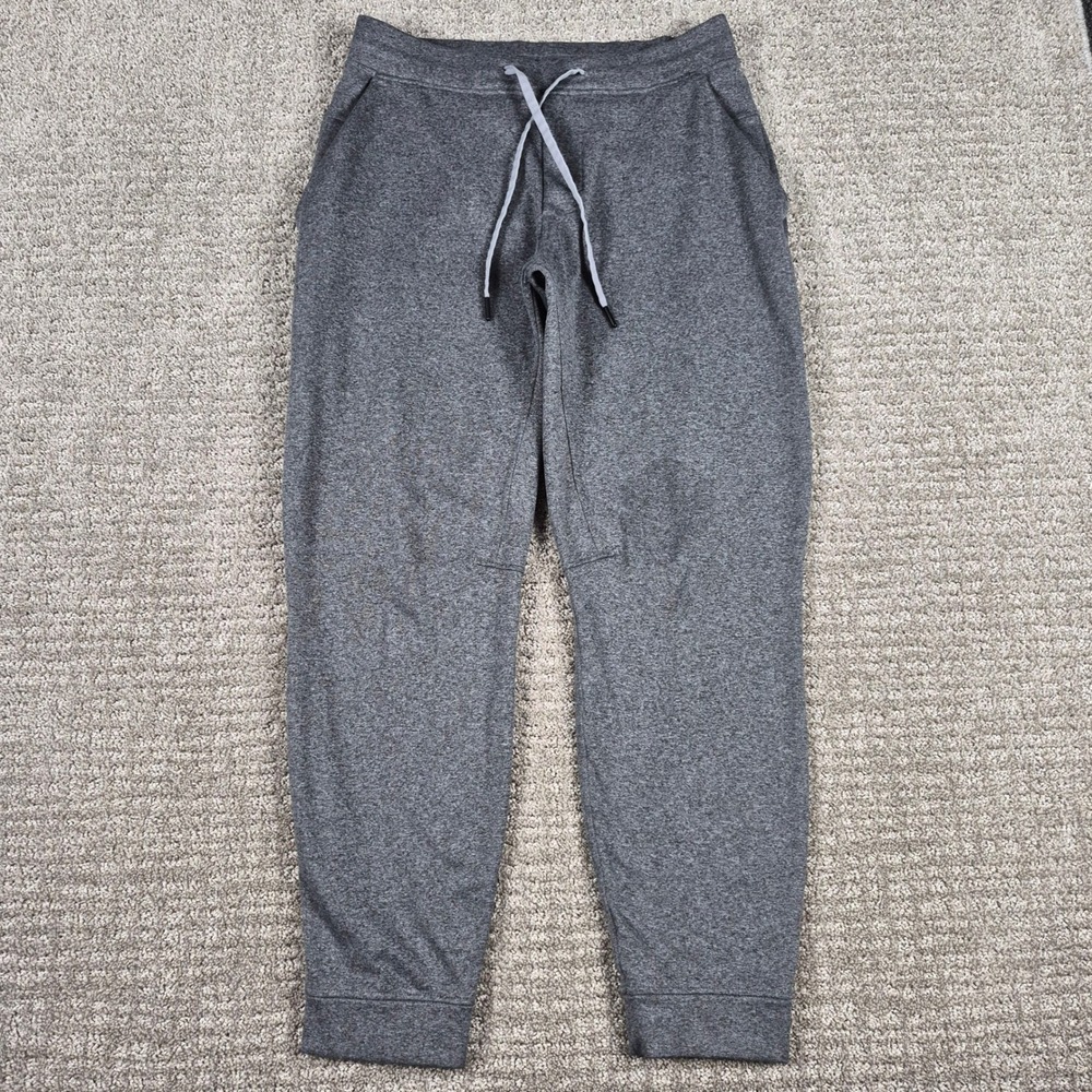 Lululemon City Sweat Joggers Thermo Mens M Gray Heathered Wool Blend Pants